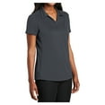 thumbnail image 4 of Womens Diamond Jacquard Polyester Polo Black 2X-Large, 4 of 6