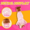 thumbnail image 3 of GASTROPOD Dog Clothes,Polyester Dog Clothes for Small Dogs,Keep Warm Puppy Clothes,Pink,S, 3 of 7