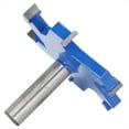 6Edge TType Slotting Cutter, 12mm Straight Shank, Grooving Router Bit for Woodworking