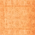 thumbnail image 1 of Ahgly Company Indoor Square Oriental Orange Traditional Area Rugs, 5' Square, 1 of 4