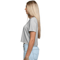 thumbnail image 4 of BELLA + CANVAS Flowy Crop Tee for Women, Short Sleeve Crewneck T-Shirt, Athletic Heather, S, 4 of 5