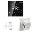 thumbnail image 2 of Smart Thermostat for Home Touchscreen WiFi Voice App Programmable Temperature Control IP20 Protection Auto/Manual Mode Digital Thermostat for 16A Electric Underfloor Heating Compatible with, 2 of 7