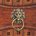 thumbnail image 6 of yotijay Lion Head Door Knocker Brass Decorative Front Door Knocker for Closet Office C, 6 of 9