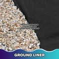 thumbnail image 3 of Sportspower 4.9' x 4.2' Hexagon Wooden Sandbox with Cover & Ground Liner, 3 of 8