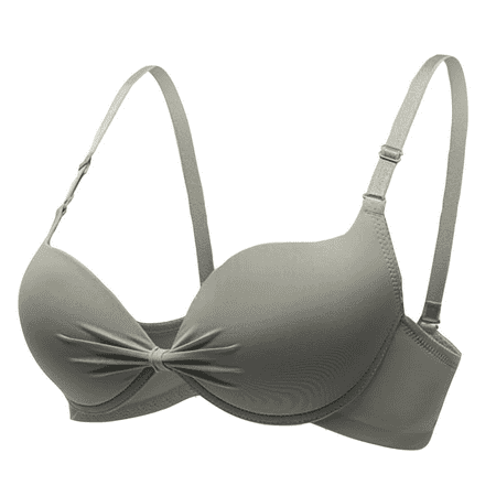 Fulorrnie Bras for Women Push Up Underwire Lift Comfort Lightly Lined Multiway Support ive Bra Dark Green 34
