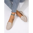 thumbnail image 3 of Women Metal Decor Flat Loafers  Fashion Outdoor Flats, 3 of 7