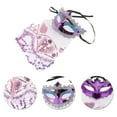 thumbnail image 3 of Unique Bargains 1 Pc Veiled Half Face Party Mask for Masquerade Party Purple, 3 of 5
