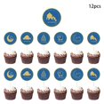 thumbnail image 4 of 300A Black Eid Mubarak Para Banner Cake Topper Cupcake Stakes Globos Set Decoración De Fiesta Para El Islam Musulmán Ramadán Festival Fiesta Fondo Decoración Suministros, 4 of 5