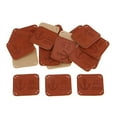 thumbnail image 2 of Etiquetas de Ropa BLESIY Cuero Sintético 20 Piezas PU hechas a mano, 2 of 7