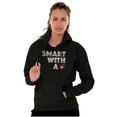 thumbnail image 3 of Betty Boop Cartoon Smart With A Heart Hoodie Sweatshirt Women Brisco Brands S, 3 of 6