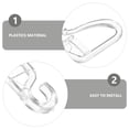 thumbnail image 3 of MERRYHAPY 50Pcs Universal Curtain Hook Transparent Plastic for Easy Installation and Smooth Operation, 3 of 6