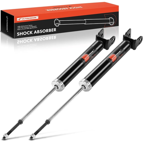 A-Premium Rear Pair (2) Struts Shock Absorbers Compatible with Infiniti G35 2003 2004 2005 2006, Driver and Passenger Side