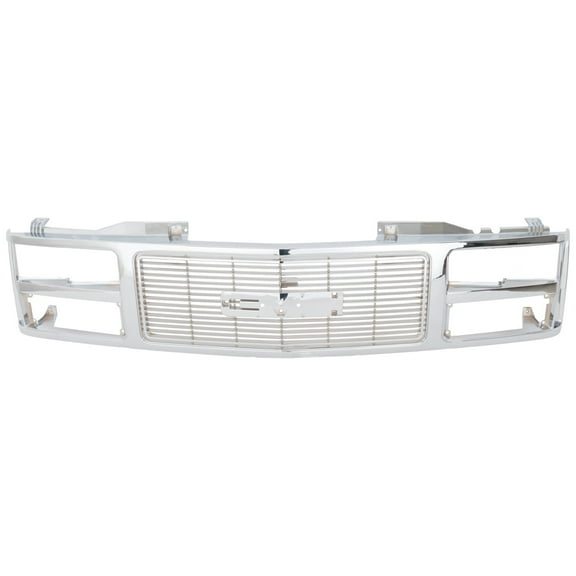 For 1988-1993 C1500 Grille Assembly Chrome Plastic 15615109-PFM