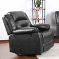 thumbnail image 4 of Recliner Chair Reclining Recliner Sofa and Couch Sofa for Living Room Sofa PU Leather Home Theater Seating Motion for Living Room Manual Recliner, 4 of 7