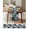thumbnail image 6 of Table Runner Dresser Scarf 13 x 70 Inch Vintage Animal Classic Woods Bear Moose Plaid Table Runners Non-Slip Heat Kitchen Dining Table Decor for Indoor Outdoor Home Party Decoration, 6 of 7