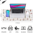 thumbnail image 5 of Long Mouse Pads for Desk,Rainbow Princess Carriage Pattern Desk Mats on Top Of Desks, Desk Mouse Pad Extra Large with 3mm Non-Slip Base and Stitched Edge for Gaming,Office,Work,Home 31.5"x11.8", 5 of 6