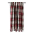 thumbnail image 2 of Christmas Plaid Recycled Cotton Throw 50x60, 2 of 2