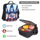thumbnail image 5 of Balery Cute Gnomes in USA Mochila escolar 3 en 1 para niños: mochila resistente con lonchera térmica y estuche para lápices. Mochila escolar para niños y niñas., 5 of 7