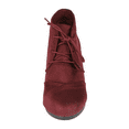 thumbnail image 4 of Dream Pairs Women's Casual Fashion Lace-Up Wedge Ankle Booties Low Heel Design, 4 of 7