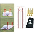 thumbnail image 1 of Espejo de alineación de colocación de de colocación, apoyos de entrenamiento de oscición portátiles, entrenador de práctica Macarena Entrenador de golf, 1 of 8