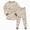 H112-Khaki, variant on TOWED22 Kids Pajamas for Boys Girls Cute Graphic Sleepwear Toddler Clothes Halloween Outfit 2pcs Long-Sleeve Sleepwear