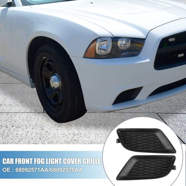 Front Fog Light Cover Grille Left Right No.68092571AA/68092570AA for Dodge  Charger 2011-2014 (Set of 2) - Walmart.com