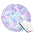 thumbnail image 2 of Disketp Rainbow Scales Small Mouse Pad 7.9x7.9 Inches,Washable Round Mousepad For Office Laptop Computer,Non-Slip Rubber Base Mouse Pads For Wireless Mouse, 2 of 8