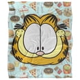 thumbnail image 2 of Garfield Blanket, 50'x60', Cat Food Silky Touch Sherpa Back Super Soft Throw, 2 of 6