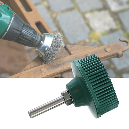 

Bristle Disc Wear-resisting High Strength 1/4inch Shank Rubber Radial Polishing Wheels Accessories for Metal