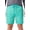 Aqua Chevron, variant on Men's Big & Tall 8" Swim Trunks With Super Stretch Liner