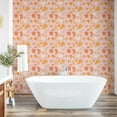 thumbnail image 6 of Orange Peel & Stick Wallpaper, Freshness Fruits Mango Watermelon Cherry Grapes Juicy Healthy Fruits, Self-Adhesive Living Room Kitchen Accent, 3 Sizes, Peach Pale Pink and Blush, by Ambesonne, 6 of 6