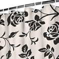 thumbnail image 3 of Pioneer Flower Floral Print Pattern Shower Curtain 72"x72" ,Bathroom Decorative Shower Curtains Set with 12 Hooks,Modern Waterproof Washable Shower Curtain, 3 of 6