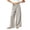 BMN39-Beige, variant on Women'S Linen Blend Wide Leg Pants Summer Palazzo Pants Flowy Beach Trousers Beach Vacation Boho Baggy Pant With Pockets Red XL