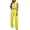 Yellow rompers for women, variant on Wycnly Rompers for Women Casual Business Button up Pocket Long Jumpsuits with Pocket Lapel Sleeveless Formal Solid Maxi Womens Jumpsuits on