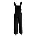 thumbnail image 6 of Besolor Womens Bib Overalls Button Straps Loose Jumpsuit Summer Wide Leg Rompers Baggy Fashion Sleeveless Playsuits, 6 of 6