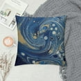 thumbnail image 2 of GOSMITH Lumbar Pillow Cover Wall Green Agate Marbled Blue Abstract Liquid Nature Artistic Beautiful Paint Color Stain Creative Decorative Fall Pillow Case for Couch Bed Car, 2 of 5