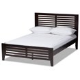 thumbnail image 1 of Baxton Studio Sedona Full Slat Platform Bed in Espresso Brown, 1 of 8