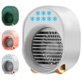 thumbnail image 1 of Yeacher Portable Air Conditioner Rechargeable Air Cooler Fan 3600mah Battery Operated with Function Cooling Humidifier Filtration 3 Speeds Colorful Night Light, 1 of 8