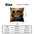 thumbnail image 5 of Cat Retro Velvet Throw Pillow Covers Set of 2 with Unique Patterns in Sizes 16x16, 18x18, and 20x20 Inches for Chair Pillow Covers and Pillow Inserts for Various Occasions, 5 of 6