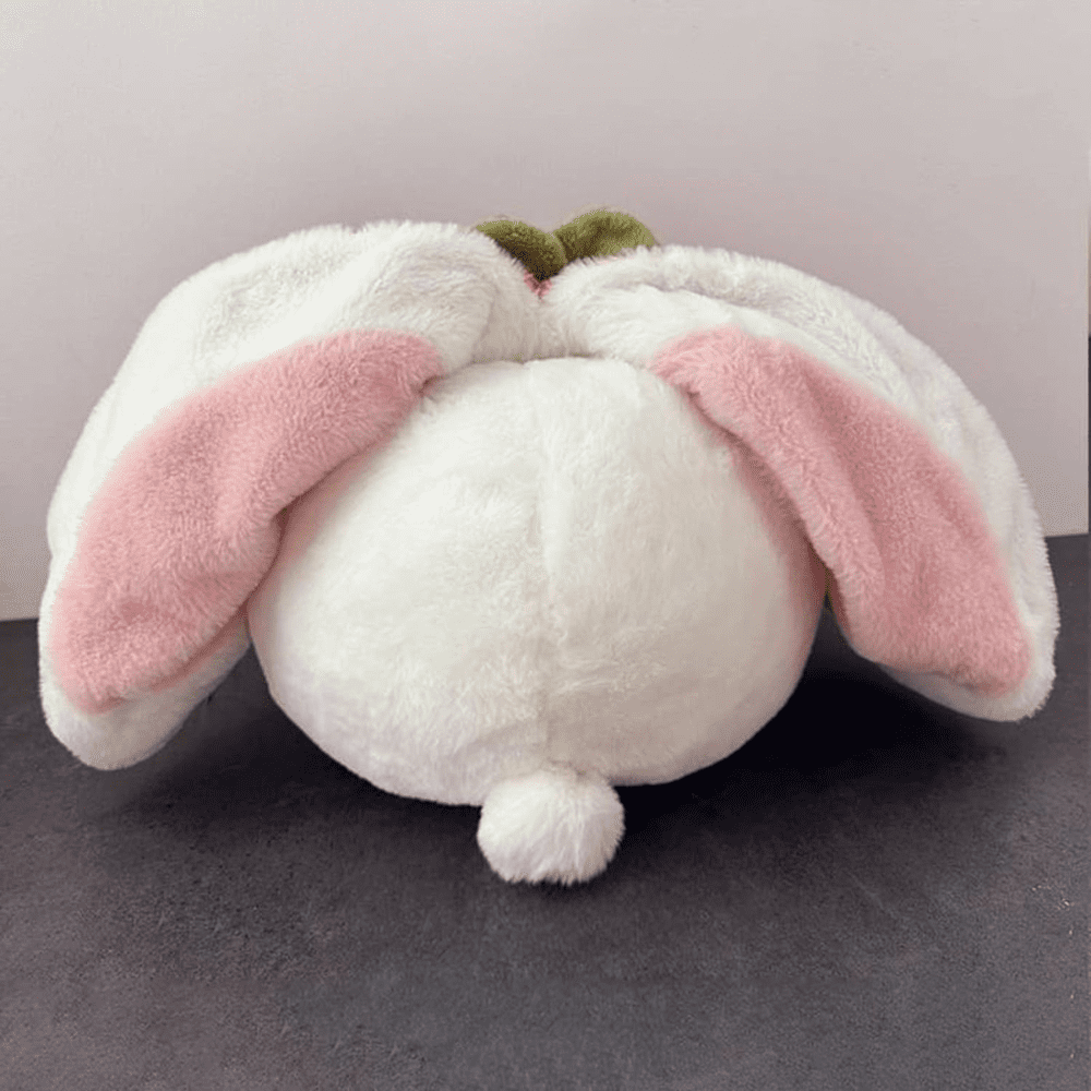 Persimmon Rabbit Plush Toy 10 Inches, Soft Persimmon Rabbit Stuffed Animals Plush Toys, Soft Persimmon Rabbit Plush Toy for Girls Boys, Perfect Persimmon Rabbit Gifts for Women