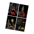 thumbnail image 4 of Juego de 4 piezas de Papel para rascar Strade Fareast Limited arte manualidades creativo, 4 of 8