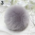 thumbnail image 5 of Fairnull Soft Faux Rabbit Fur PomPom Keychain Handbag Cell Phone Pendant Charms Key Ring, 5 of 9