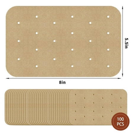 

100pcs Air Fryer Parchment Paper Air Fryer Disposable Paper Liner Papers for Air Fryer