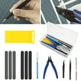 thumbnail image 3 of 13 PCS Gundam Model Tools Kit Modeler Basic Tools Craft Set for Professional Gundam Car Model Building ing and Fixing Assemble with Plastic Case, 3 of 11