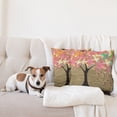 thumbnail image 4 of Ambesonne Tree Throw Pillow Cover 2 Pack, Watercolor on Retro Newspaper, 16", Multicolor, 4 of 7