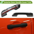 thumbnail image 3 of Cubierta de manija de puerta exterior Trim delantero izquierdo, delantero derecho, trasero izquierdo, trasero derecho para Toyota Tacoma 2024-2025, negro brillante ABS, 1 juego, 3 of 7