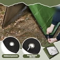 thumbnail image 3 of Manta de Emergencia Kingdder Tarp Aislante Resistente Verde, 3 of 7