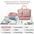 thumbnail image 5 of Gynky Travel Duffle Bag Weekender Bags for Women with Shoe Compartment Carry on Overnight Bag with Toiletry Bag Hospital Bag for Labor and Delivery Weekender Overnight Bag for Trave Sport Hospital, 5 of 10