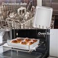 thumbnail image 6 of Casewin Baking Sheet Stainless Steel Baking Tray Cookie Sheet Oven Pan Rectangle Size 31x 24 x 2.5 cm, Non Toxic & Healthy, Rust Free & Less Stick, Thick & Sturdy, Easy Clean & Dishwasher Safe, 6 of 6