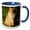 Blue/White, variant on 3drose, Orange Tabby Cat, Florida, Usa - Us10 Mpr0245 - Maresa Pryor, 11oz Mug